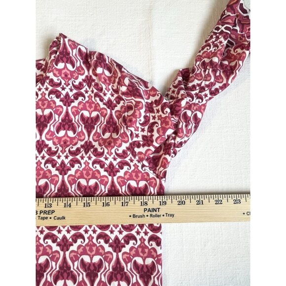 Coolibar Oceanside Tunic Dress Womens Sz M Pink UPF 50+ Beach Travel Vacation - Picture 7 of 8